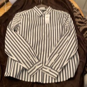 NWT Banana Republic striped blouse
